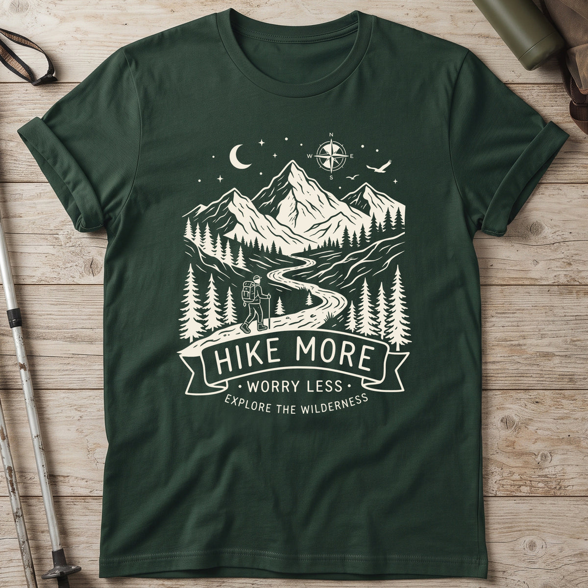 Hike More Worry Less T-Shirt