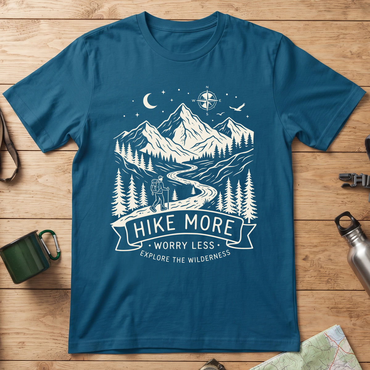 Hike More Worry Less T-Shirt
