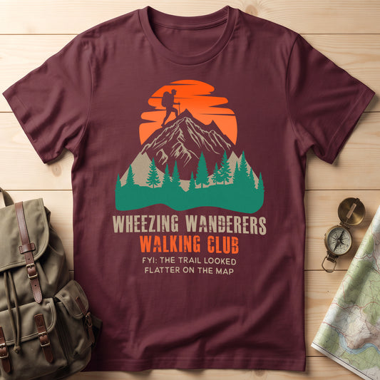Wheezing Wanderers Walking Club T-Shirt