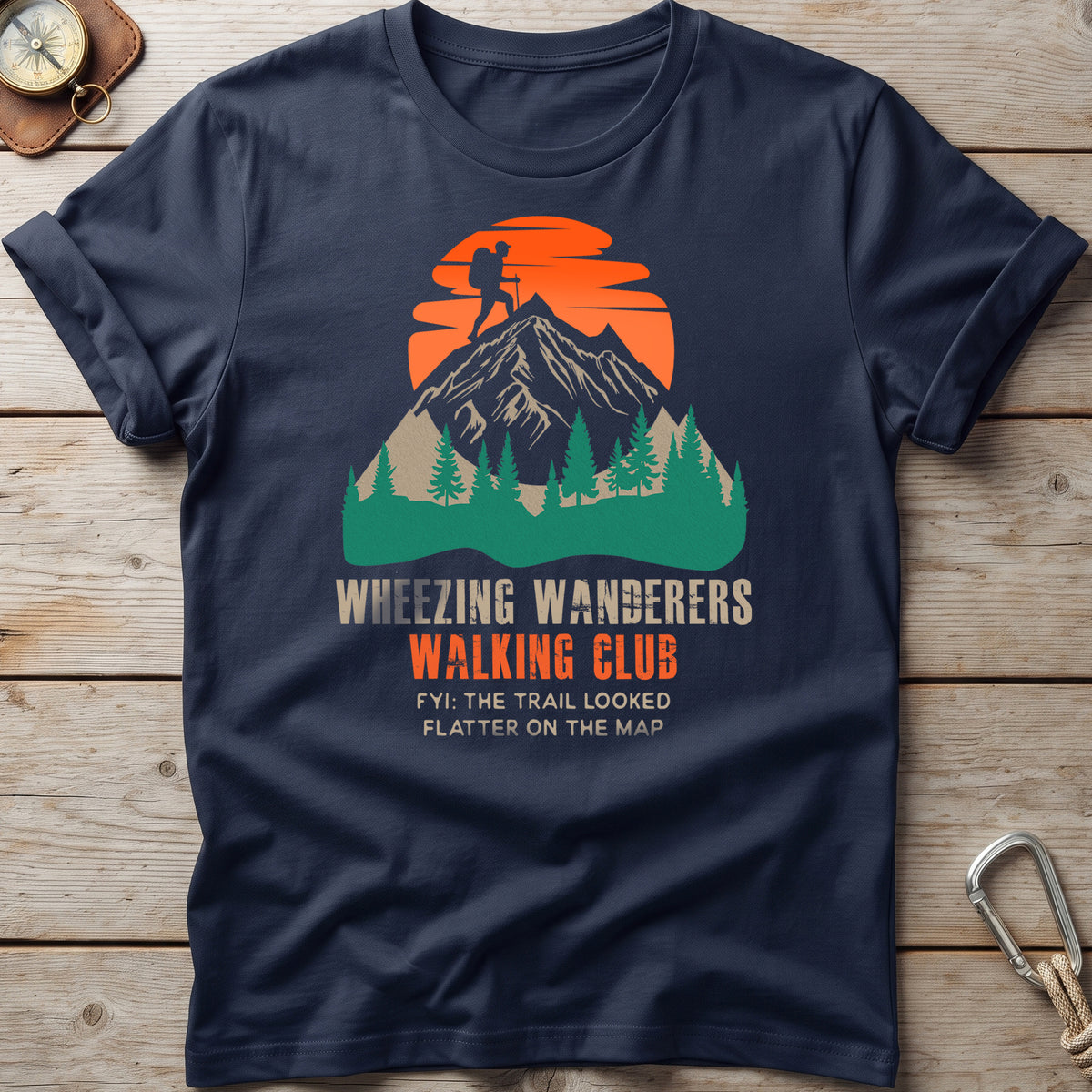 Wheezing Wanderers Walking Club T-Shirt