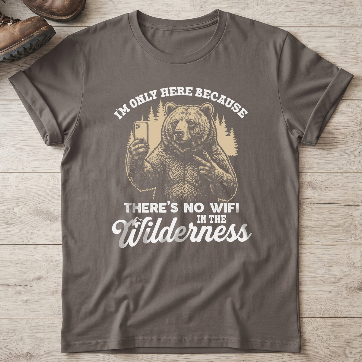 No Wifi In The Wilderness T-Shirt
