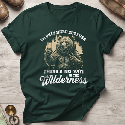 No Wifi In The Wilderness T-Shirt