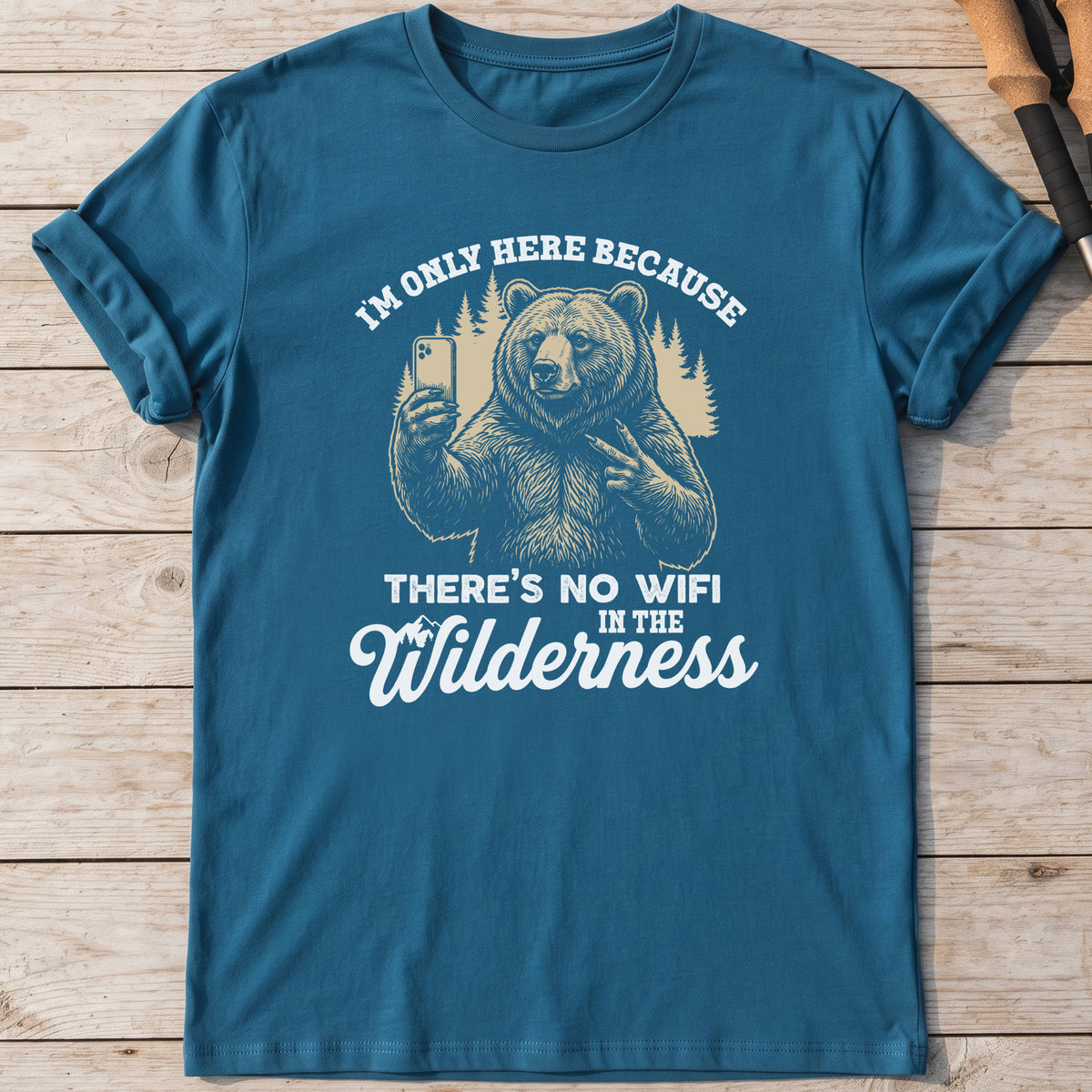 No Wifi In The Wilderness T-Shirt