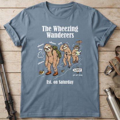 The Wheezing Wanderers Est on Saturday T-Shirt