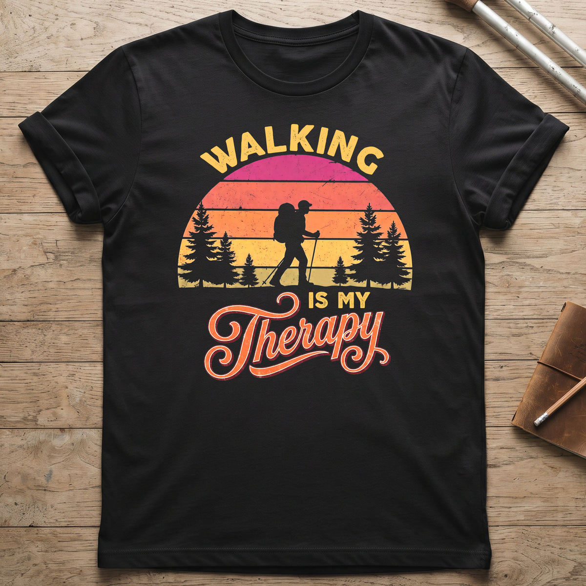 Walking Is My Therapy T-Shirt