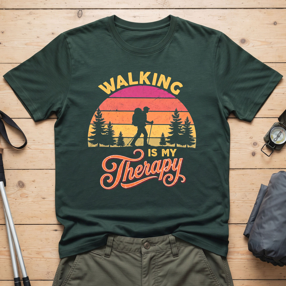 Walking Is My Therapy T-Shirt