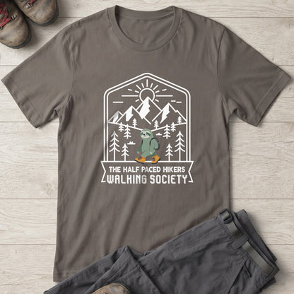 The Half Paced Hikers Walking Society T-shirt