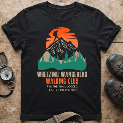 Wheezing Wanderers Walking Club T-Shirt