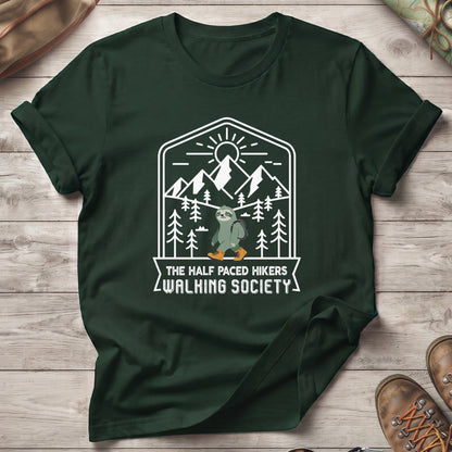The Half Paced Hikers Walking Society T-shirt