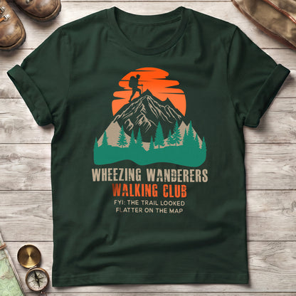 Wheezing Wanderers Walking Club T-Shirt