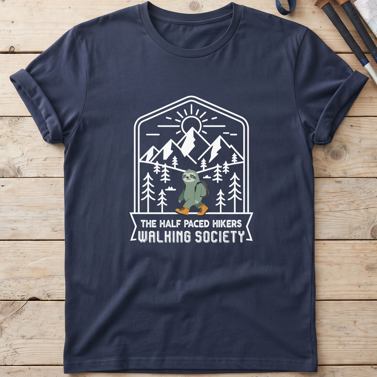 The Half Paced Hikers Walking Society T-shirt