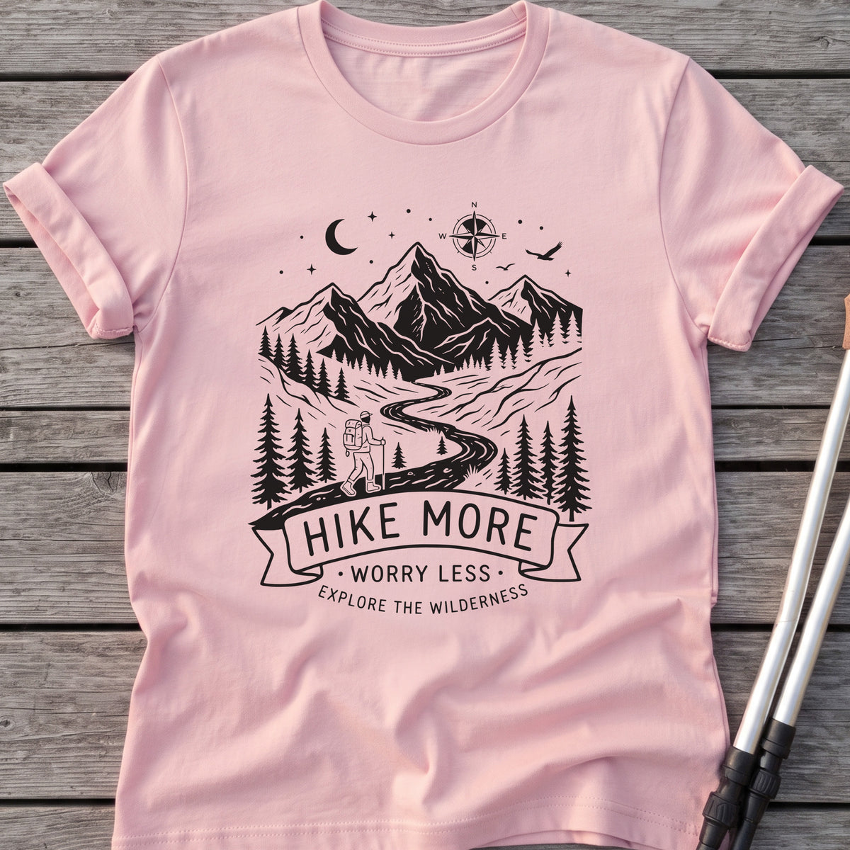 Hike More Worry Less T-Shirt