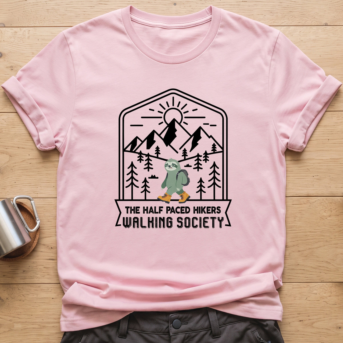 The Half Paced Hikers Walking Society T-shirt