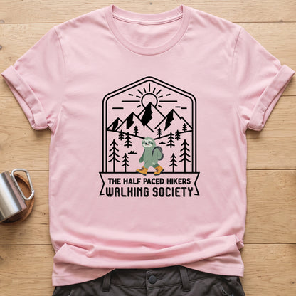 The Half Paced Hikers Walking Society T-shirt