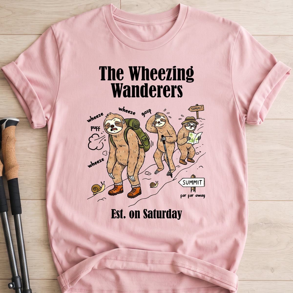 The Wheezing Wanderers Est on Saturday T-Shirt