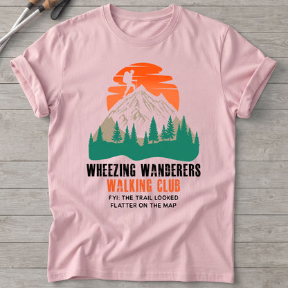 Wheezing Wanderers Walking Club T-Shirt