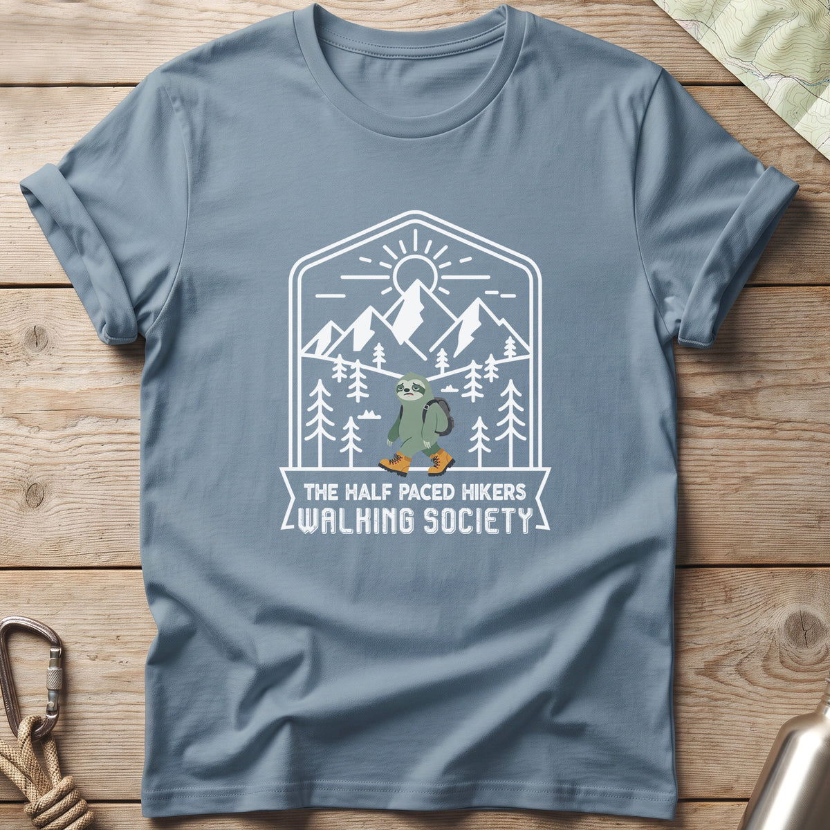 The Half Paced Hikers Walking Society T-shirt