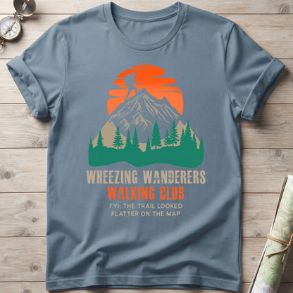 Wheezing Wanderers Walking Club T-Shirt