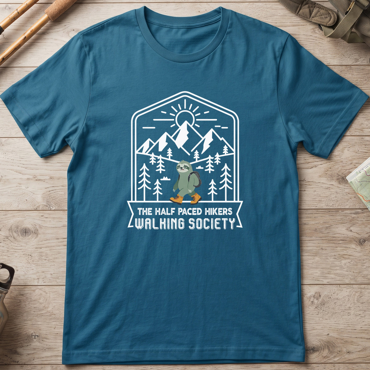 The Half Paced Hikers Walking Society T-shirt