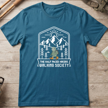The Half Paced Hikers Walking Society T-shirt