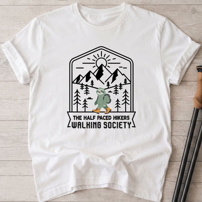 The Half Paced Hikers Walking Society T-shirt
